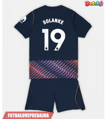 Lacne Dětský Futbalové dres Tottenham Hotspur Dominic Solanke #19 2026-27 Krátky Rukáv - Preč (+ trenírky)